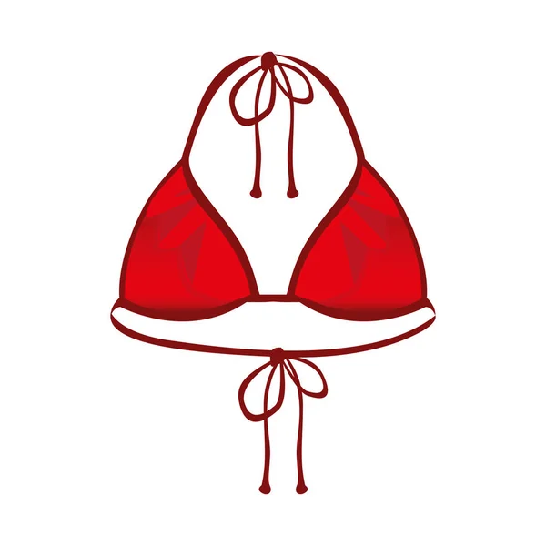 Obrázek ikony plavky žena — Stockový vektor