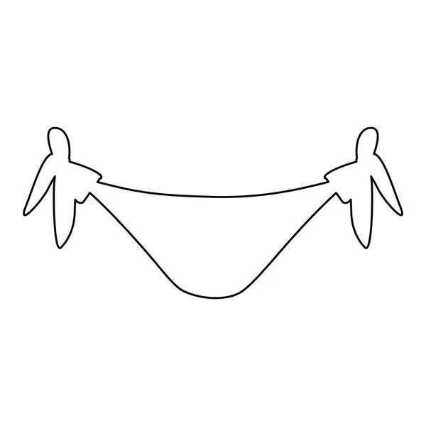 Obraz ikony strój kąpielowy Kobiety — Wektor stockowy