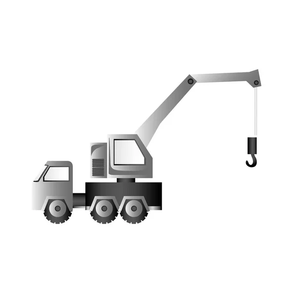 Crane truck icon image — Stock Vector