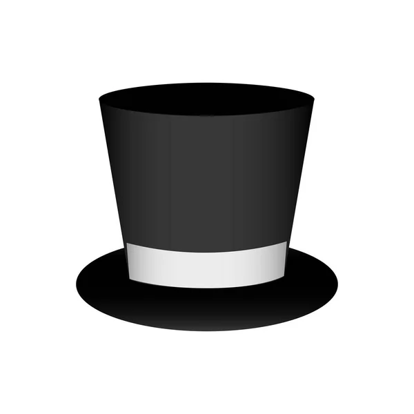 Imagem de ícone de chapéu superior — Vetor de Stock