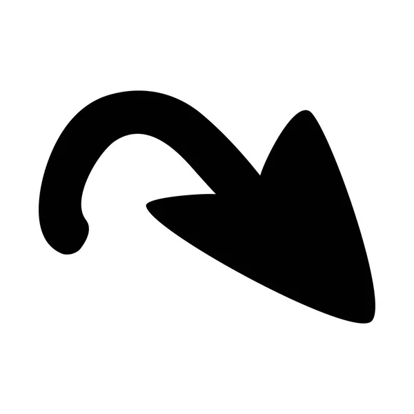Pfeil-Symbolbild — Stockvektor