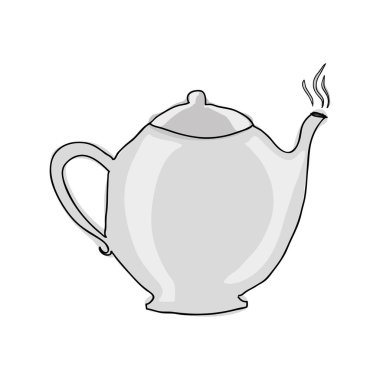 su ısıtıcısı veya çaydanlık simge görüntüsü