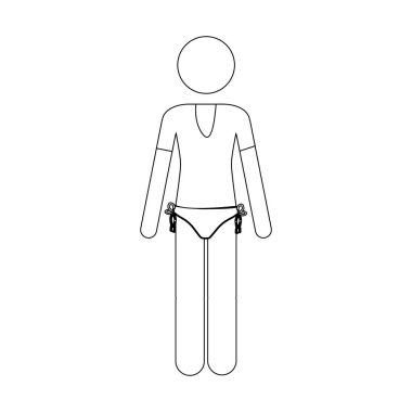 kadın mayo simge görüntüsü