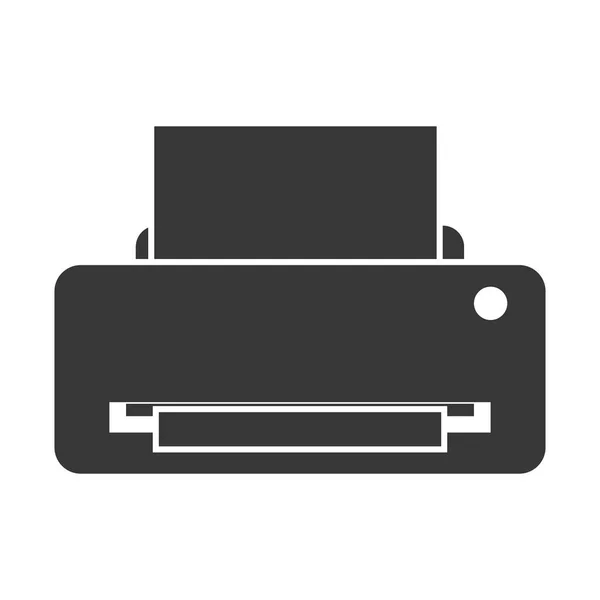 Иконка принтера — стоковый вектор