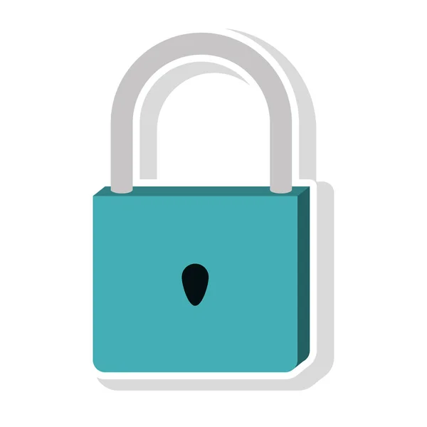 Security padlock icon — Stock Vector