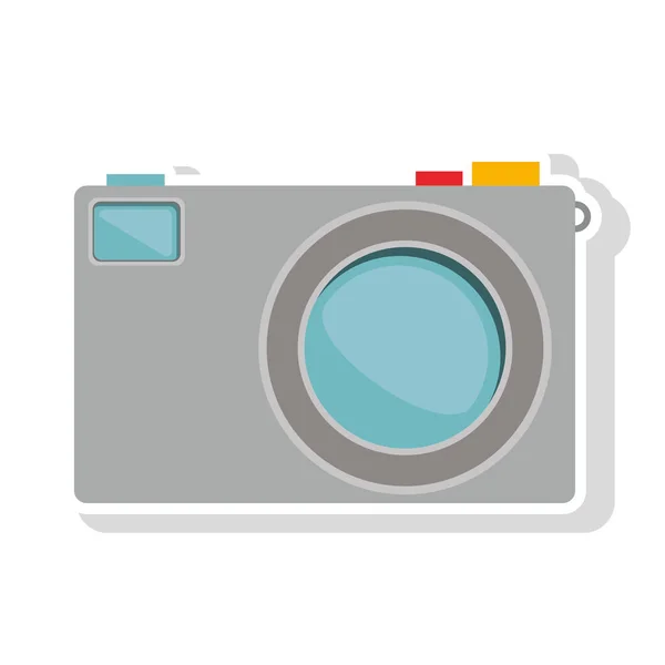 Icona della fotocamera fotografica — Vettoriale Stock