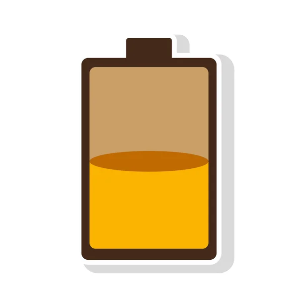 Batterij pictogram ontwerp — Stockvector