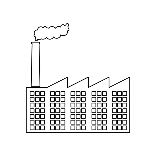 Tovární průmyslové ikonu obrázek — Stockový vektor
