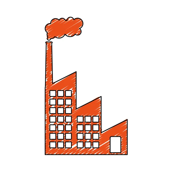 Fabrika sanayi simge görüntüsü — Stok Vektör