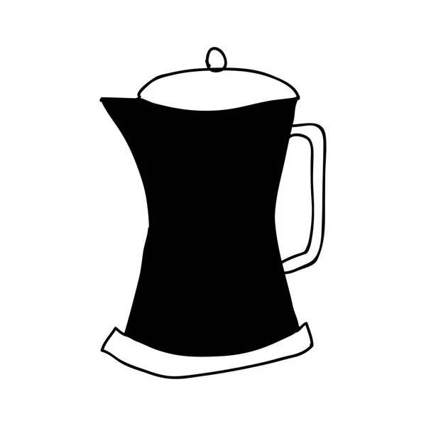 Koffie pictogramafbeelding — Stockvector