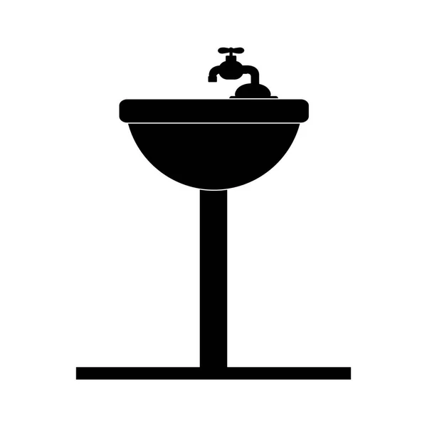 浴室のアイコン イメージ — ストックベクタ