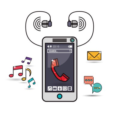 Smartphone ve app simgeleri görüntü