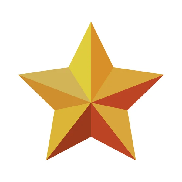 Obrázek ikony dekorativní hvězda — Stockový vektor