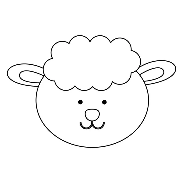 Sheep animal icon image — Stock Vector