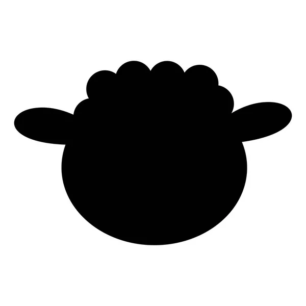 Animal de oveja icono imagen — Vector de stock