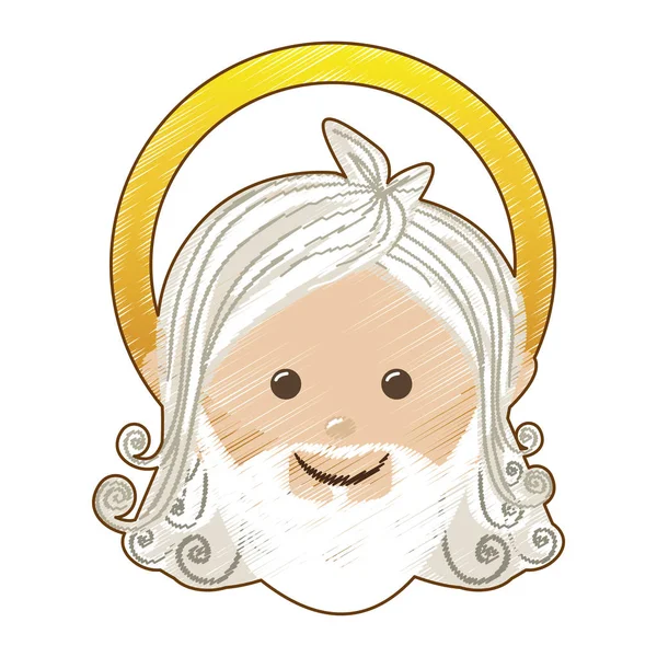 God representation icon image — Stock Vector