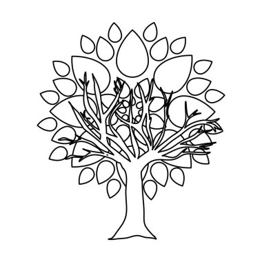 ağaç soyut simge görüntüsü