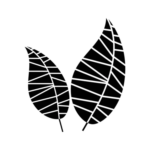Leaf abstrakt ikonbild — Stock vektor