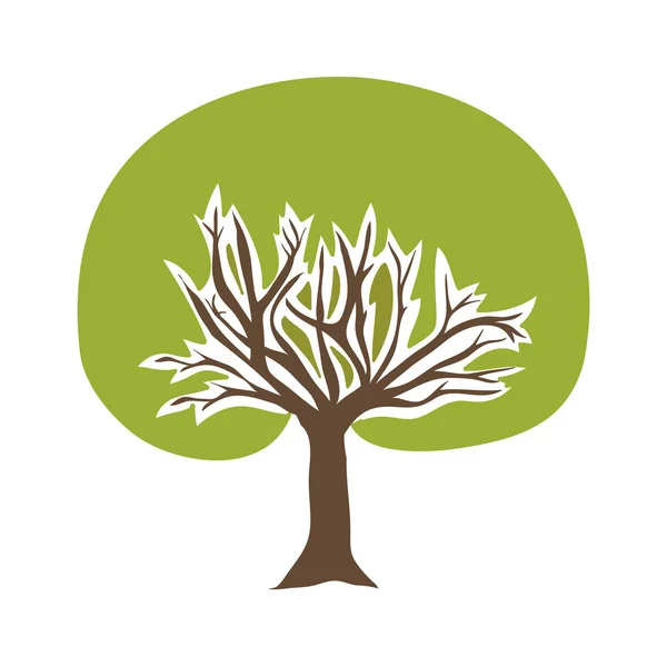 Baum abstraktes Symbolbild — Stockvektor