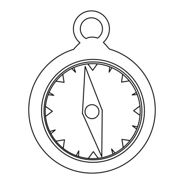 basit pusula simgesini görüntü