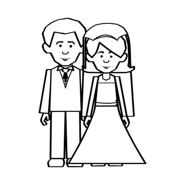 Yeni evli çift simge görüntüsü