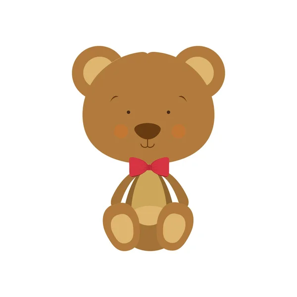 Teddy bear icon image — Stock Vector