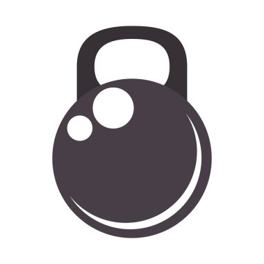 Crossfit için siyah siluet ağırlıklar