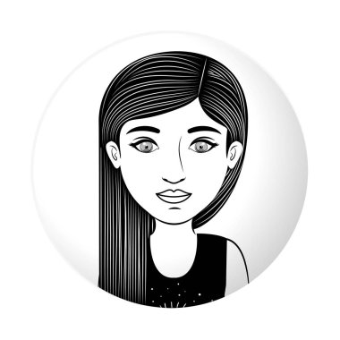 yan saç ile gülümseyen yarım vücut teen Küre