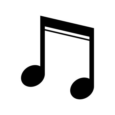 İzole müzik Not Tasarım