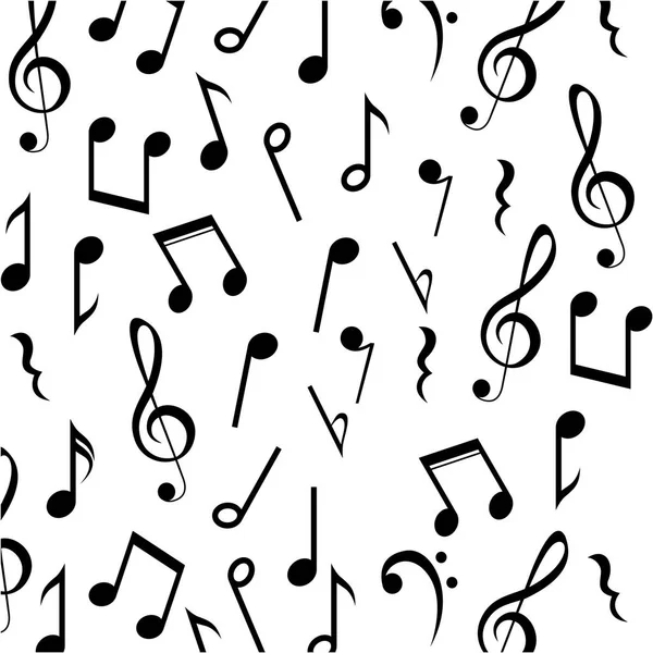 Music note background design — Stock Vector