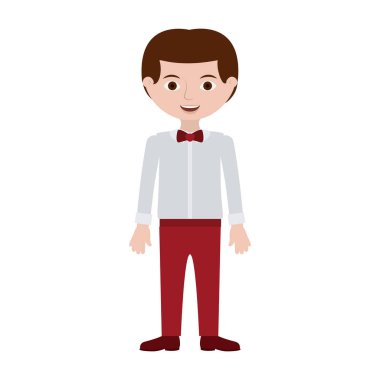 İzole çocuk karikatür tasarım