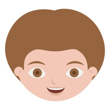 İzole çocuk karikatür tasarım