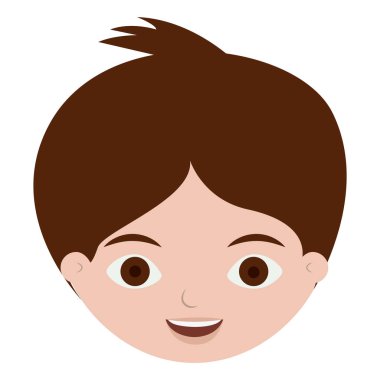 İzole çocuk karikatür tasarım