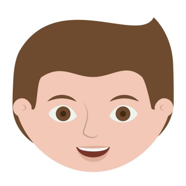 İzole çocuk karikatür tasarım