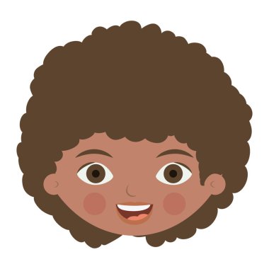 İzole çocuk karikatür tasarım