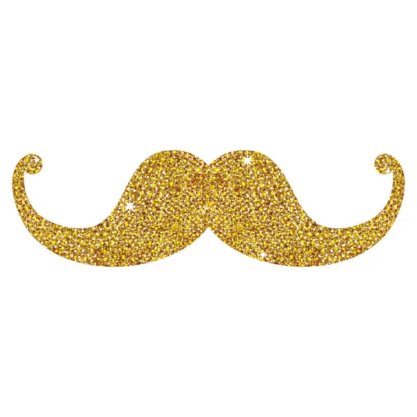 Altın bıyık izole