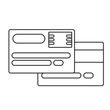 İzole kredi kartı tasarım