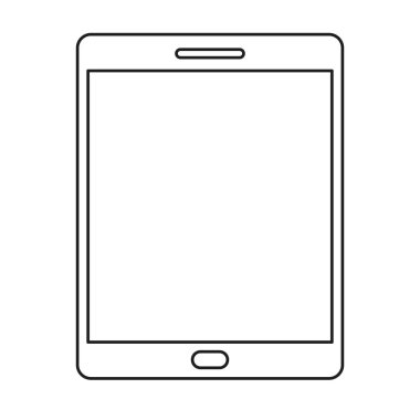 İzole tablet cihaz tasarım