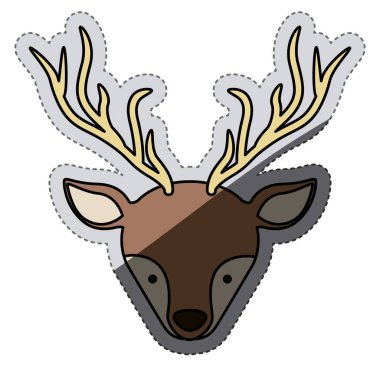 Ren geyiği Noel sezon tasarım