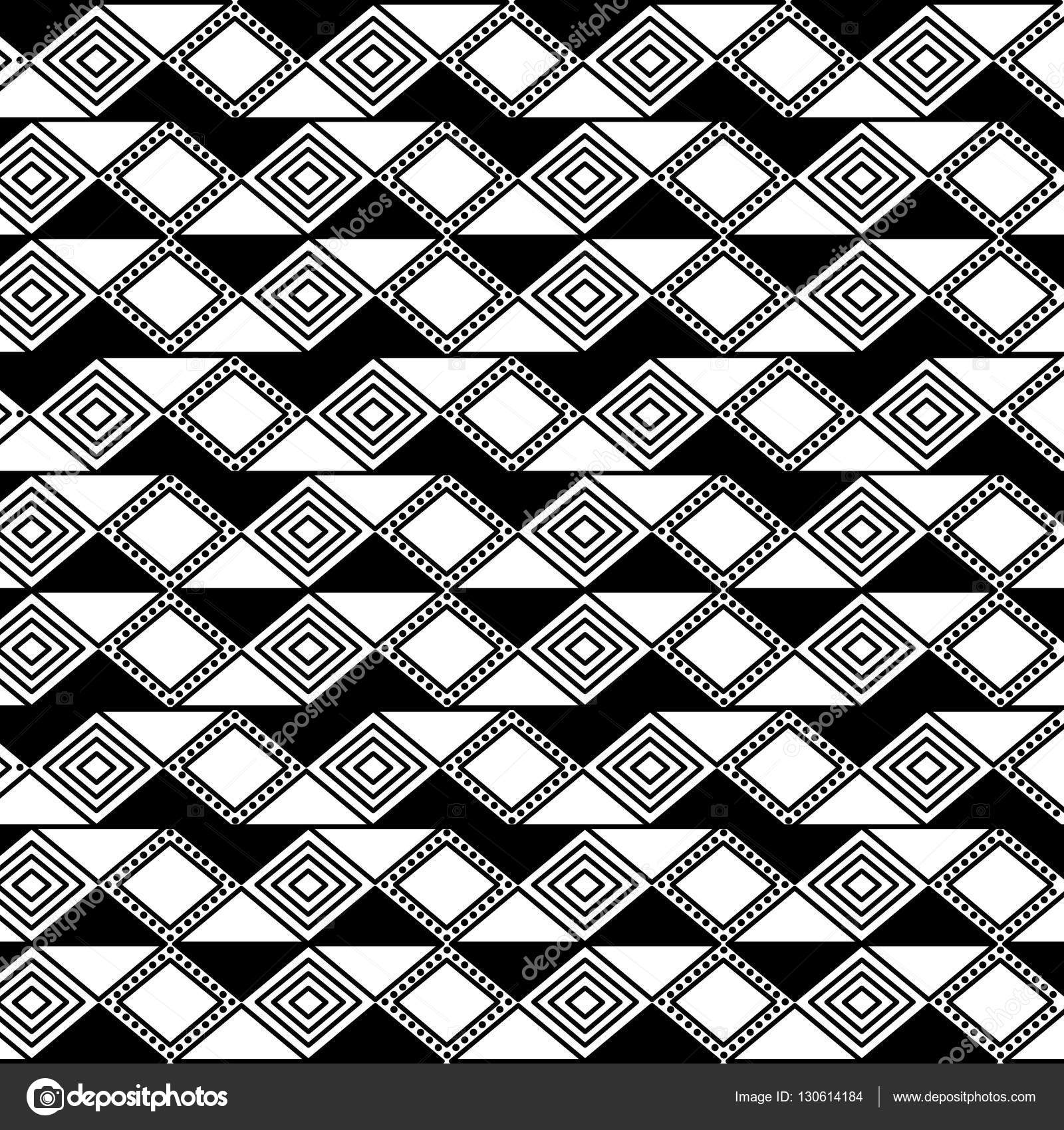 Boho style black and white background design Stock Vector by ...