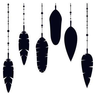 İzole tüy tüy tasarım