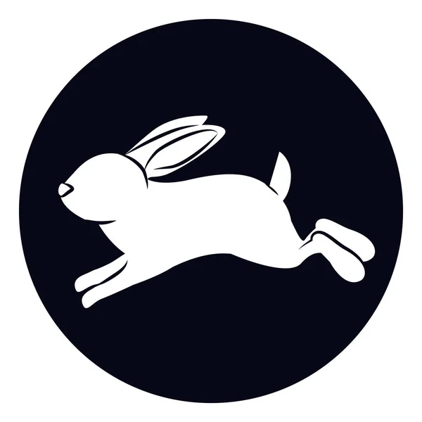 Conception isolée d'animaux de lapin — Image vectorielle