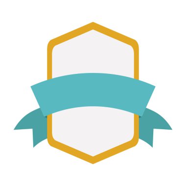 Şerit tasarımı ile izole dekorasyon çerçevesi