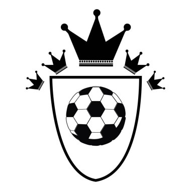 İzole topu futbol tasarım