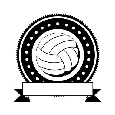 İzole topu Voleybol tasarım