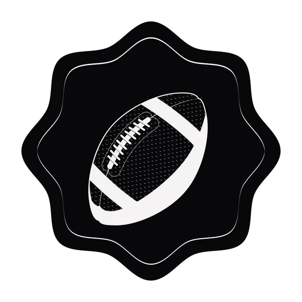 Isolated ball of american football design — Stock Vector