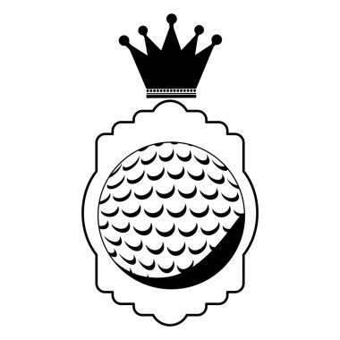 İzole topu golf tasarım