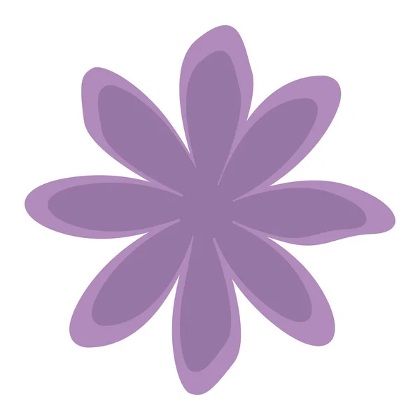 Elszigetelt virág dekoráció design — Stock Vector