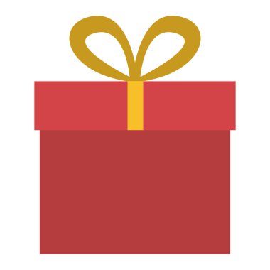 İzole hediye kutusu tasarım