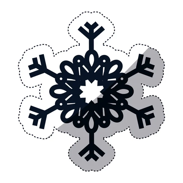 圣诞季节设计的雪花 — 图库矢量图片